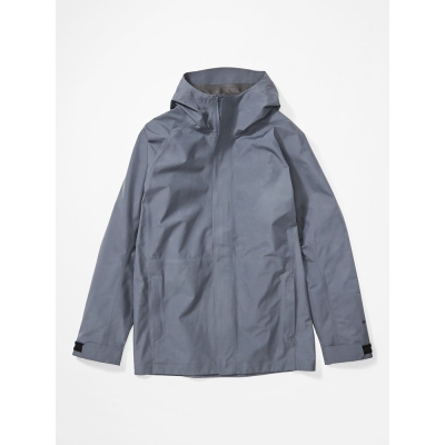 Jackets and Vests: Marmot Prescott Rain Jacket Mens Grey Canada DQUNML514